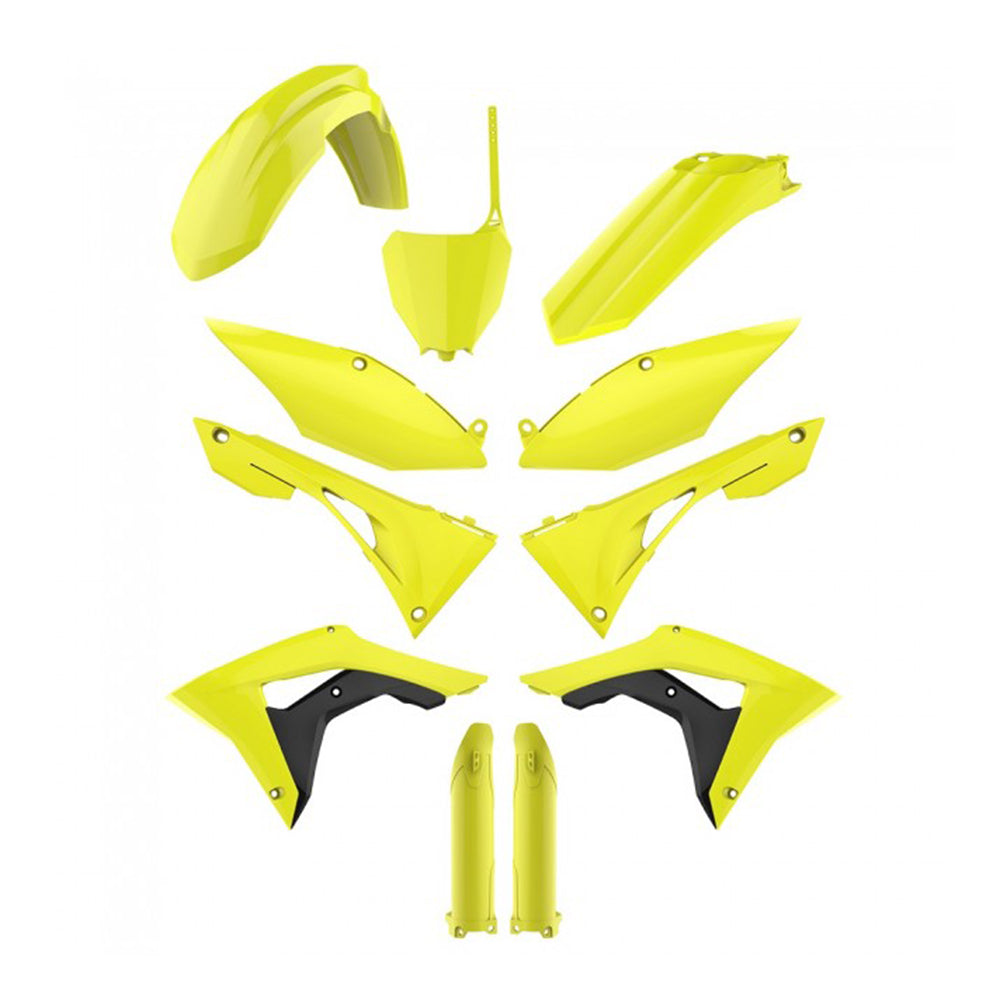 Polisport Plastics Box Kit For Honda CRF 450R Flo Yellow 2017-2018